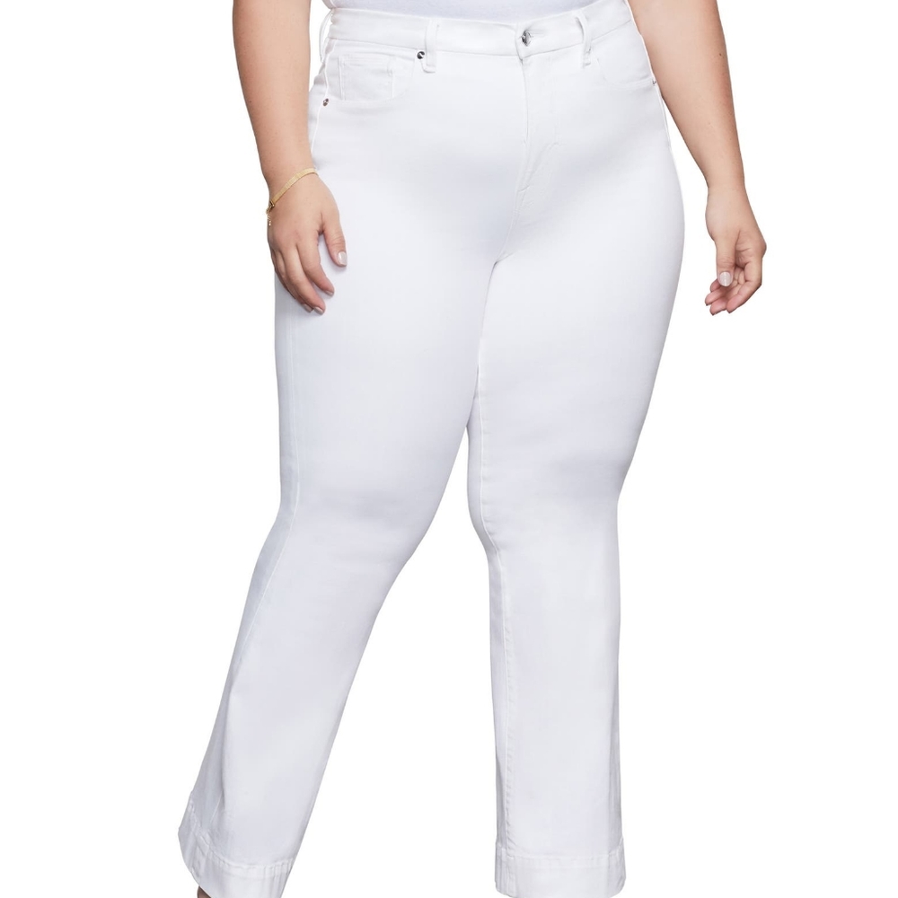 NWT Good American Flare Trouser Pants